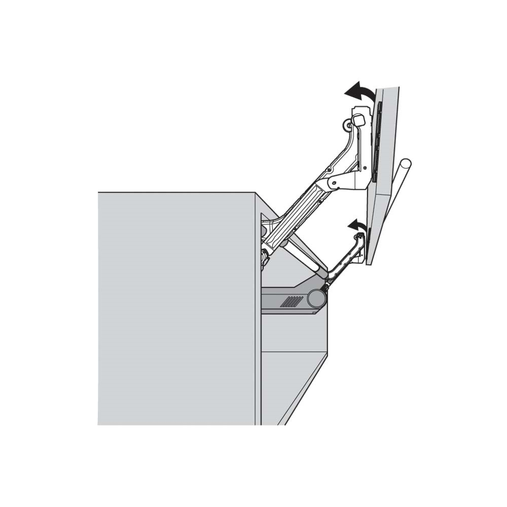 Blum 20L3800.06 Aventos HL Paralel Kalkar Kapak Kol Mekanizması Takım 400-550 mm