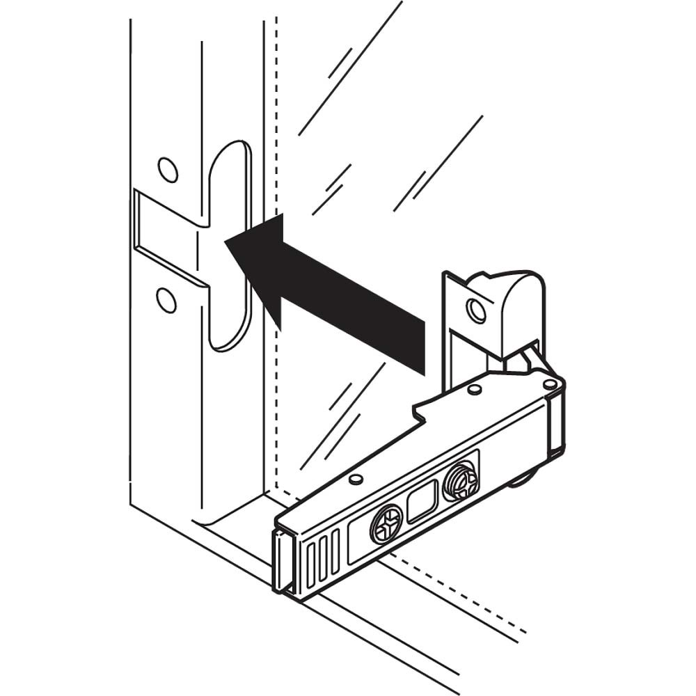 Blum 71T970A Clip Top Alüminyum Profil Süper Deve Menteşe 95°