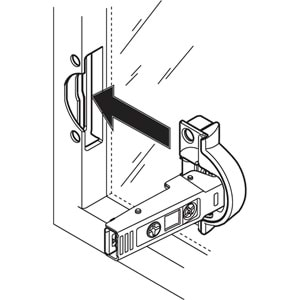 Blum 71B950A CLIP top BLUMOTION Frenli Alüminyum Profil Menteşesi 95°