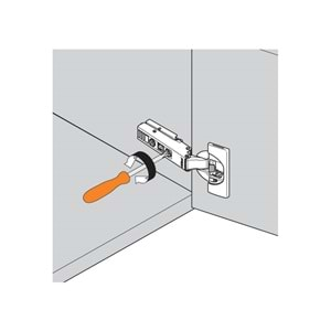 Blum 71B950A CLIP top BLUMOTION Frenli Alüminyum Profil Menteşesi 95°