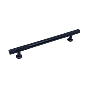 Apex 128 mm Siyah Alüminyum Dolap Kulp - Şık ve Dayanıklı Tasarım