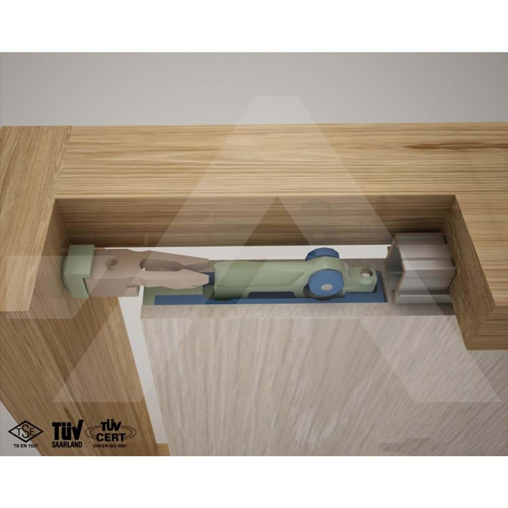 Albatur 15 Kg Sürme Ahşap Kapak Sistemi