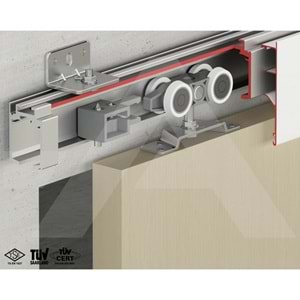 Albatur 120 Kg Ayarlı Sürme Kapı Sistemi Rulmanlı