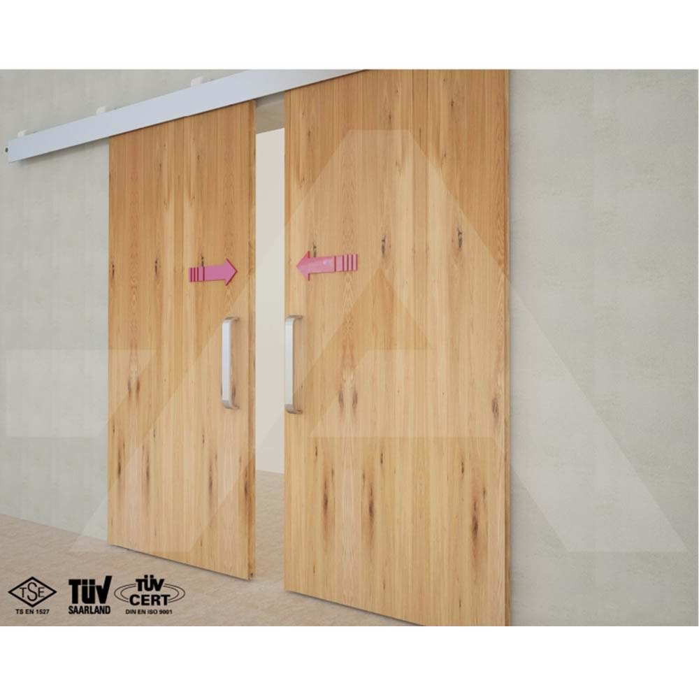 Albatur 120 Kg Ayarlı Tek Yön Yavaşlatıcılı Halatlı Sürgülü Kapı Sistemi 9801