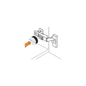 Blum 71T9550 CLIP top Düz Kalın Kapak Menteşesi 95°