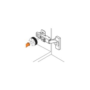 Blum 71T9650 Clip Top Deve Kalın Kapak Menteşesi 95°