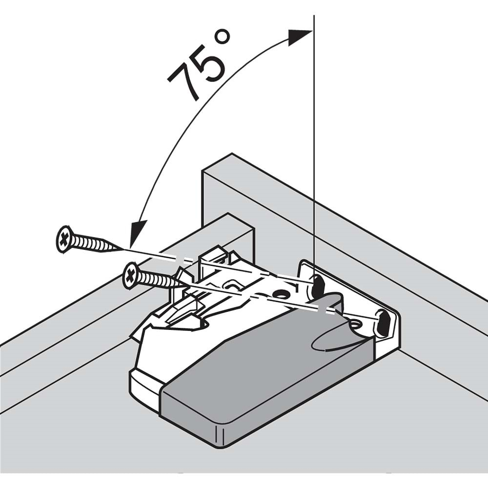 Blum T51.1700.04 TANDEM Ray Bağlantı Mandalı Sağ