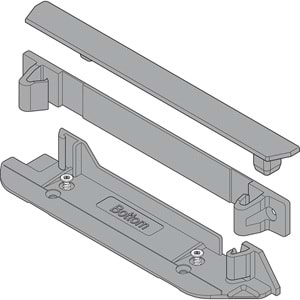 Blum Z10D01EA.01 Dikey Travers Gövde için Alt Üst Taşıyıcı Profil Yuvası