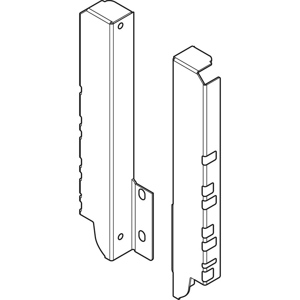 Blum Z30D000S.22 TANDEMBOX Eviye Çekmecesi Arkalık Tutucusu Takım Beyaz (Alçak M Arkalık İçin)