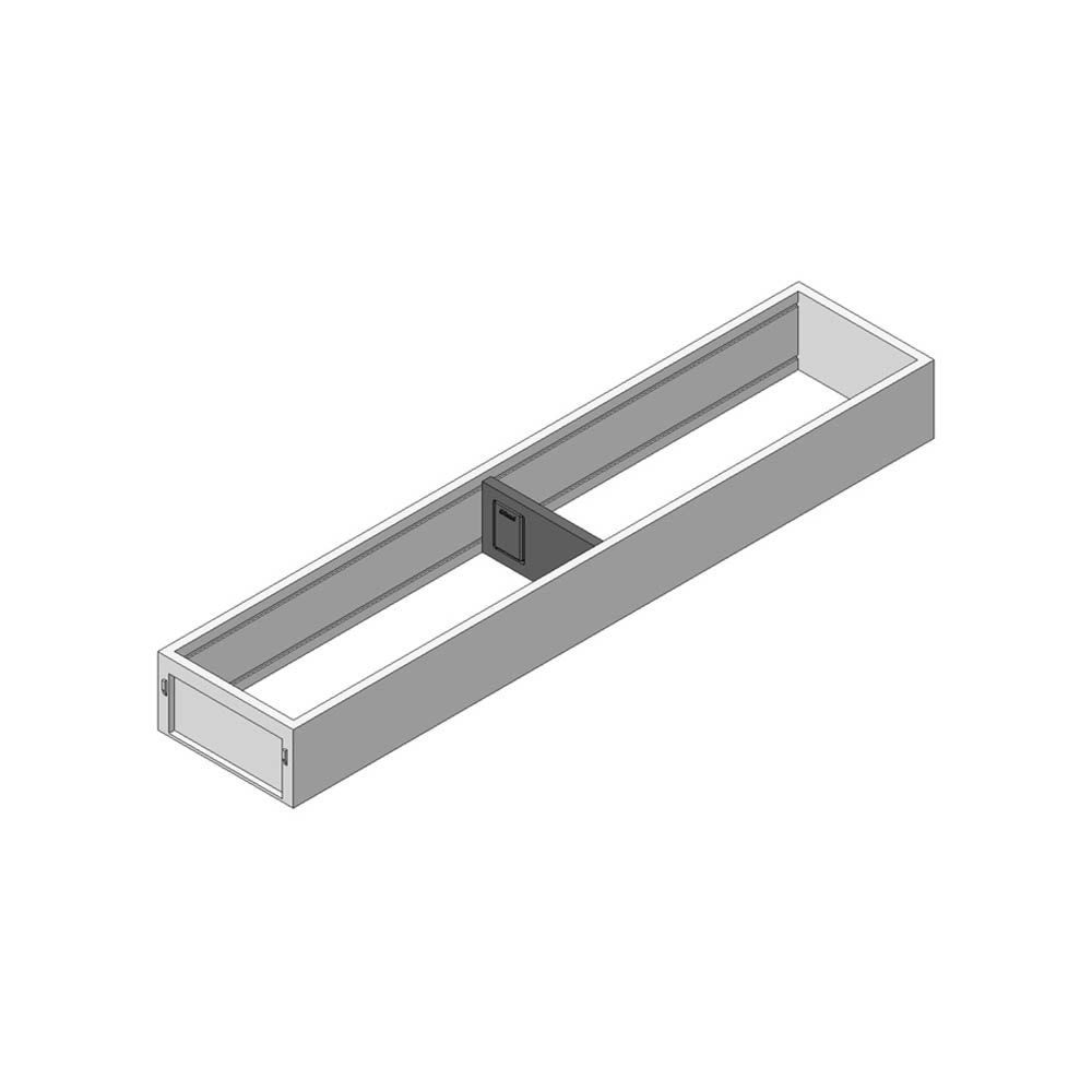 Blum AMBIA-LINE Bölme için LEGRABOX Çekmece Çelik 100x500 mm Orion Gri