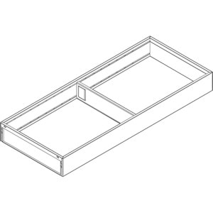 Blum AMBIA-LINE Bölme için LEGRABOX Çekmece Çelik 200x500 mm Orion Gri