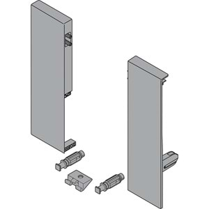 Blum ZIF.74D0 TANDEMBOX D Antaro Çekmece Önü Tutucusu Takım Tek Bordürlü Siyah