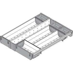 Blum ZSI.45VEI4 TANDEMBOX Çekmece için ORGA-LINE Çanak Seti Gri 45x45 cm