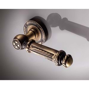 Doğanlar Ekselans Zamak Albrifin Rozetli Wc Kapı Kolu