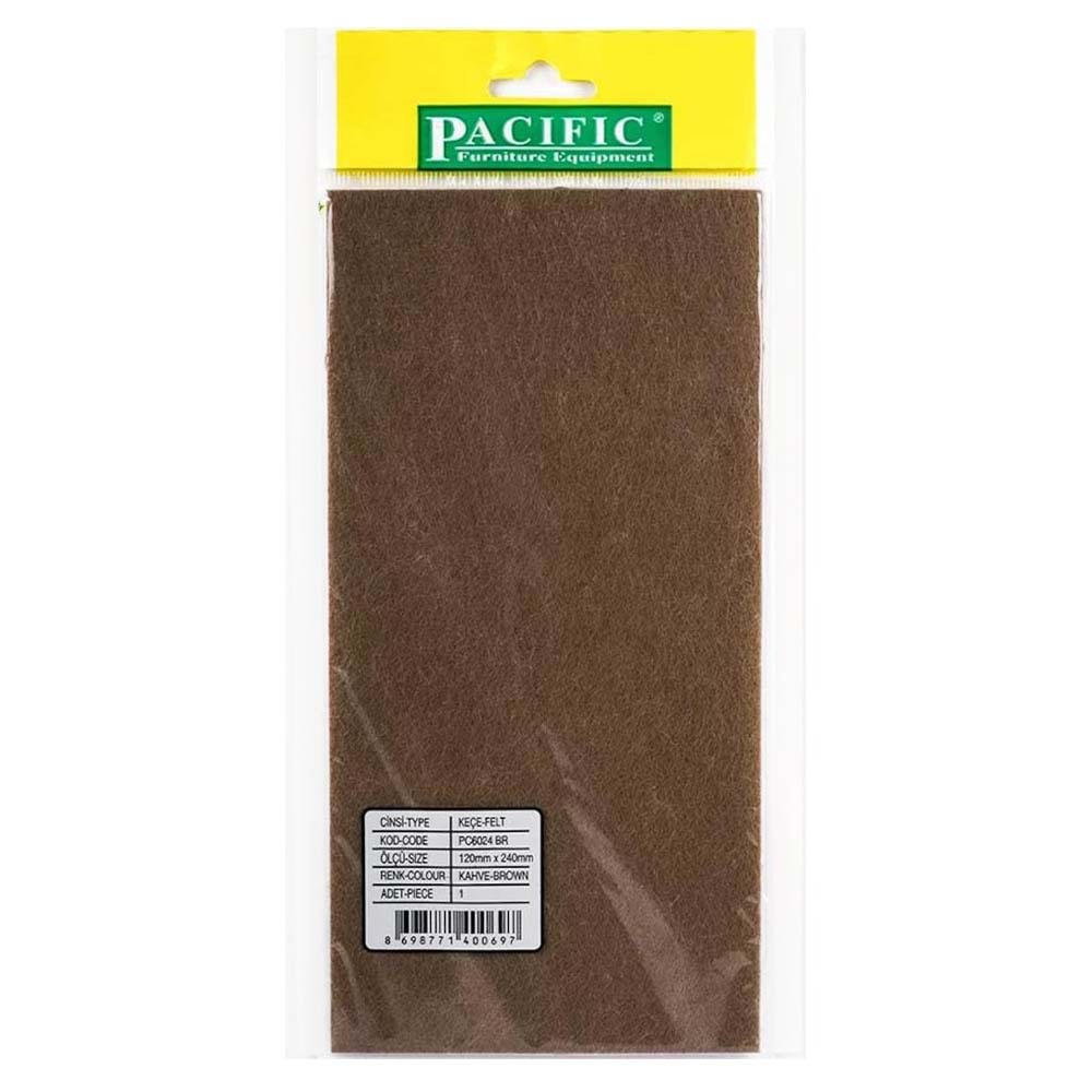 PC 6024 BR 120x240 mm Kendinden Yapışkanlı Zemin Koruyucu Keçe Kahverengi