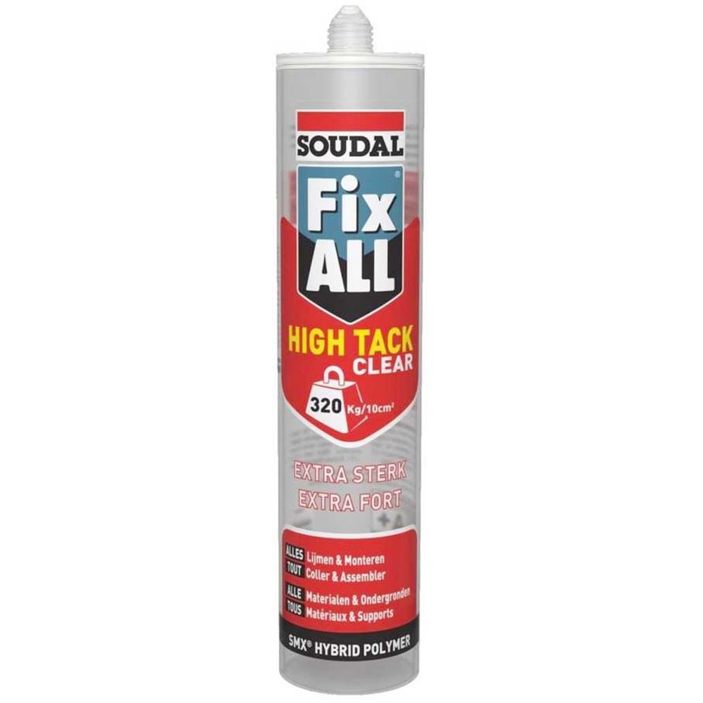 Soudal Fix All High Tack Cristal Süper Güçlü Yapıştırıcı Şeffaf 290 ml (131118)