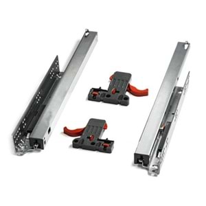 Samet Smart Slide Tam Açılım Frenli Çekmece Rayı 35 cm