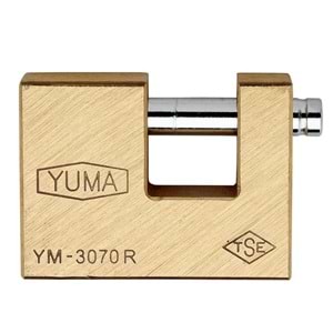 Yuma YM-3070R Kayar Milli Asma Kilit 70 mm
