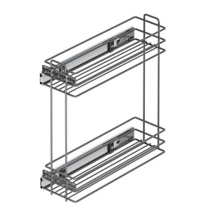 Yandan Tls.Raylı Deterjanlık - 22 cm (Fr.)-Antrasit 25 Kapak