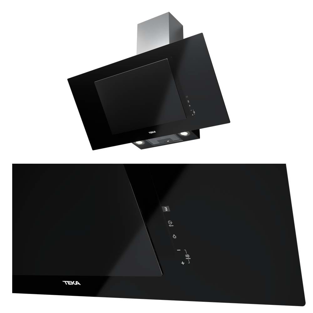Teka DVT 98660 TBS Davlumbaz Siyah 90 cm