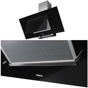 Teka DVT 98660 TBS Davlumbaz Siyah 90 cm