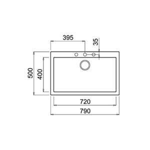 Teka FORSQUARE 72.40 Evye Siyah