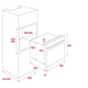 Teka HE 615 Multifonksiyonel Inox Ankastre Fırın KALKTI