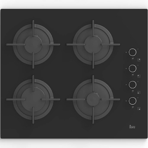 Teka PAC 60 4G AI AL CI Siyah Kristal Cam Ankastre Gazlı Ocak KALKTI